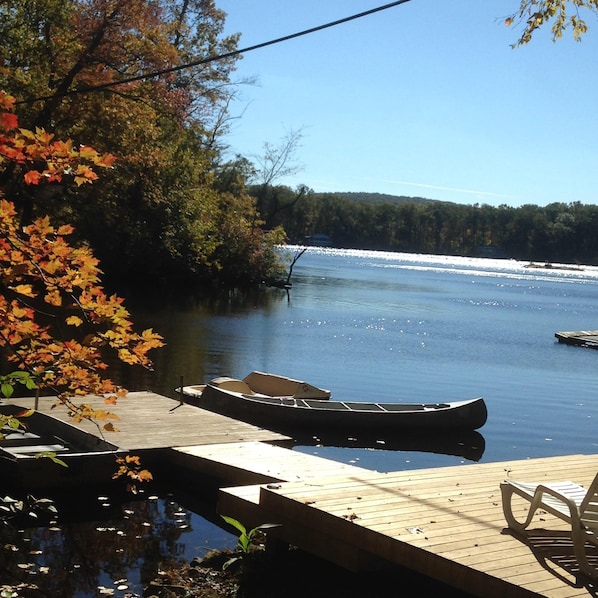 Enjoy a boat ride by canoe, rowboat, pedal boat, kayak or even paddle board!