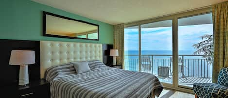 Master bedroom overseeing the ocean 