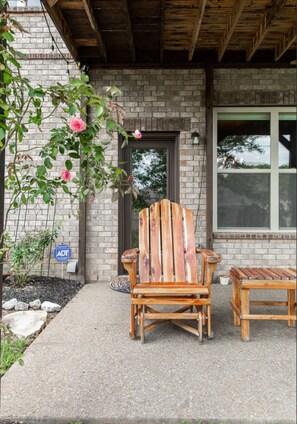 Private patio 