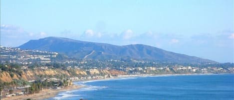 Actual ocean view from deck overlooking Doheny Beach