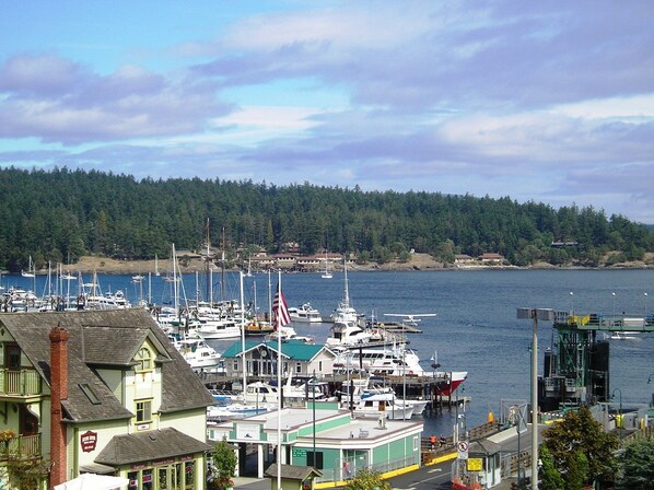 Looking out from the deck of Churchill Plaza #1