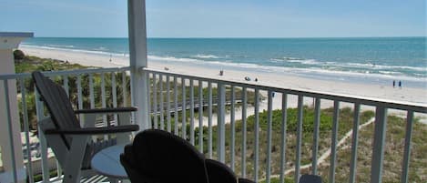 Indian Rocks Beach From The Private, Top Floor Balcony. Gorgeous - Indian Rocks Beach From The Private, Top Floor Balcony. Gorgeous Sandy Beaches and Crystal Clear Waters!