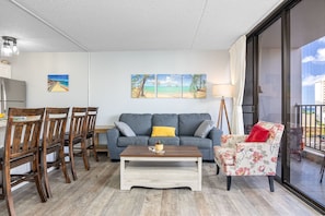Beautifully condo with a living room and a fully remodeled kitchen!