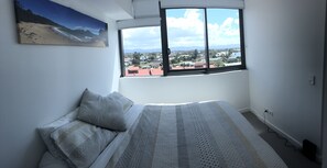 Main bedroom with premium king size bed and amazing views 