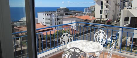 Private balcony with fantastic sea-views