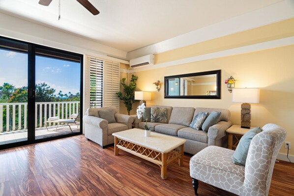 Open concept living area.