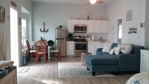 Kitchen and living room 