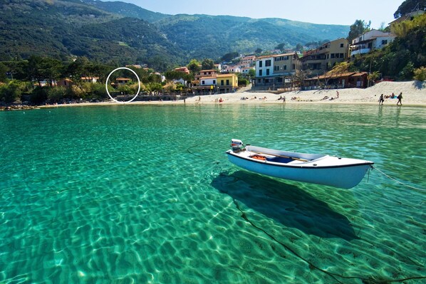 Vista spiaggia/mare