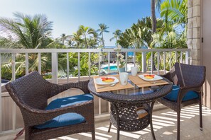 Breakfast overlooking the great views.