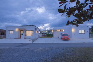 Front of property – evening/night
