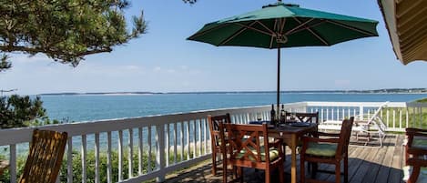 Cottage deck view