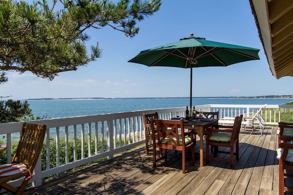Cottage deck view