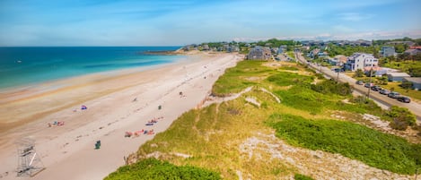 Sideview of Beach, Dunes, and house