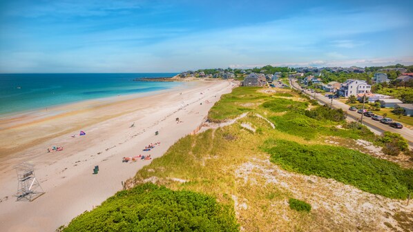 Sideview of Beach, Dunes, and house