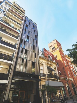 Overnatningsstedets facade