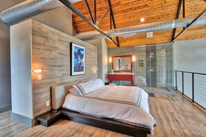 Open loft bedroom