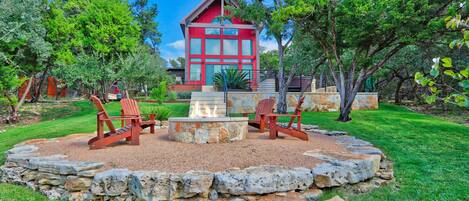 Gorgeous views from the firepit