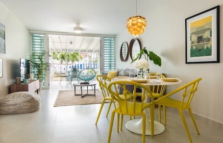 Living and dining room