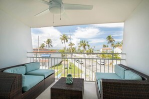 Master bedroom balcony with ocean views