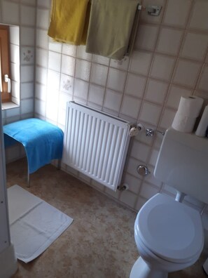 Ferienwohnung 1, 50 qm, bis 4 Personen, 2 Schlafzimmer, 2 Balkone, WLAN-FEWO 1 Dusche/WC