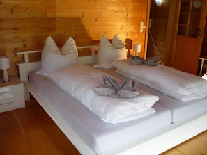 Ferienwohnung für 1-2 Personen, 48 qm, Wohnschlafraum, Terrasse, WLAN-Schlafbereich