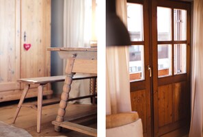 2-Raum-Apartment im modernen Landhausstil mit großem Süd-West-Balkon-Wohnzimmer