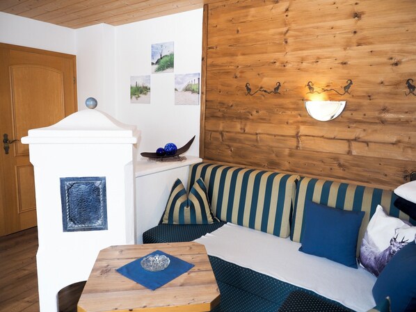 Ferienwohnung Blaueis, 1-2 Personen, 40 qm, Balkon, W-LAN, 1 Schlafzimmer