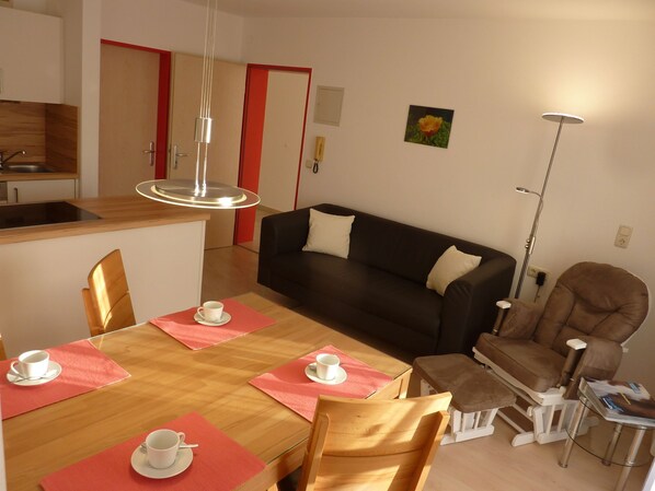 Tulpen-Apartment für 4 Personen, 2 separate Schlafzimmer, 60 m²-Wohnbereich