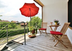 Appartment am Backhäusl, 60 qm, 1 Schlafzimmer-Balkonterrasse