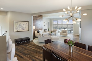 With a bright, open floor plan, the setting facilitates social connection.