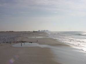 Short walk to beautiful, white sandy beach
