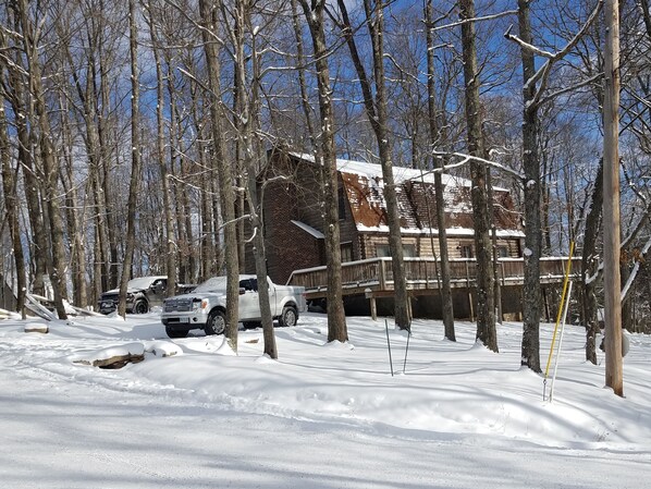 Exterior - Winter wonderland in the cabin in the woods