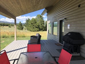 Patio seating and chairs to enjoy the beautiful weather.