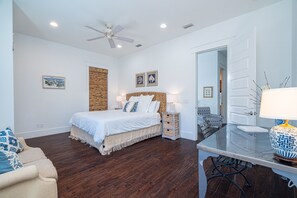 Large, primary, 2nd floor with desk, large en suite