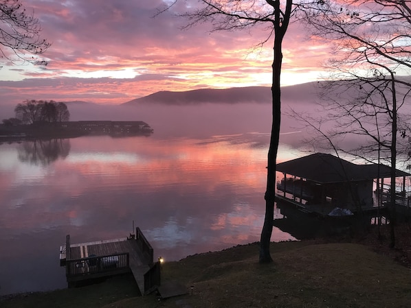 Beautiful sunrise from the back deck!