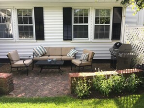 Back Yard Brick Patio