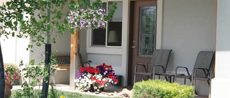 Front door patio area