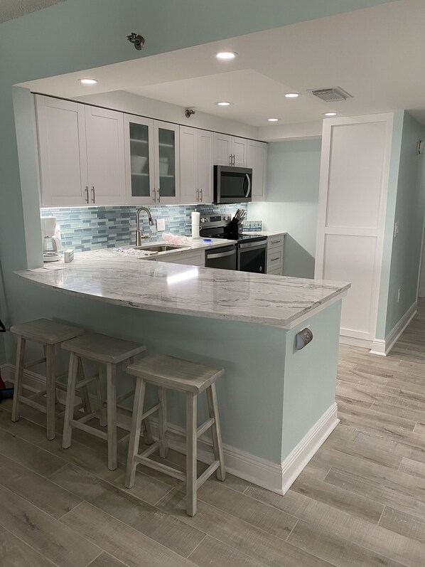 Newly renovated kitchen
