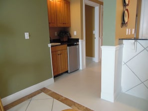 Wet Bar With Mini Fridge!