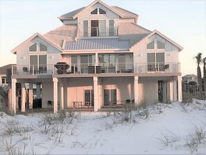 View of House walking up from the beach.