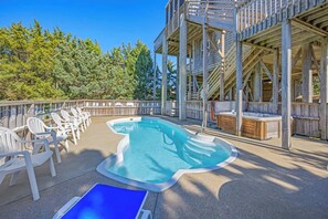 Surf or Sound Realty - 834 - The Sleepy Dog - Pool Area -2