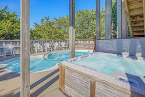 Surf or Sound Realty - 834 - The Sleepy Dog - Pool Area -1
