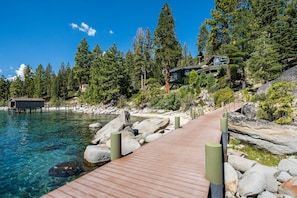 McCown Exterior House and Pier from Lake 3 - McCown Exterior House and Pier from Lake 3