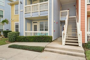 accessible walkway to condo entry