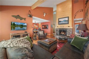 Living Room with Fireplace