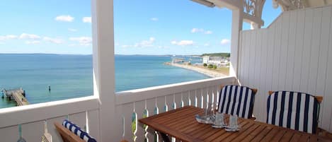 Balkon mit Ostseeblick