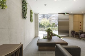 Sala de estar en el lobby