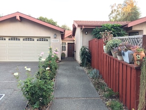 Main entrance of the house