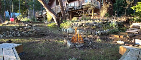*Fire pits are not usable from May 1st-September 30th due to county burn ban and safety of property and neighboring areas. Ban is usually lifted October 1st if/when conditions and weather are favorable. Firewood not provided.