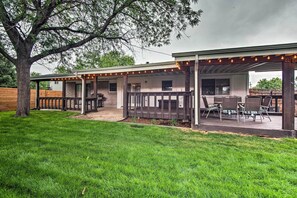 Exterior | Covered Deck | Private Yard | Outdoor Dining